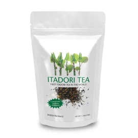 Itadori Tea - Organic Black Tea With Japanese Knotweed For Resveratrol & Immune Support, Antioxidant-Rich, All-Natural Ingredients, 14 Tea Bags for Holistic Wellness