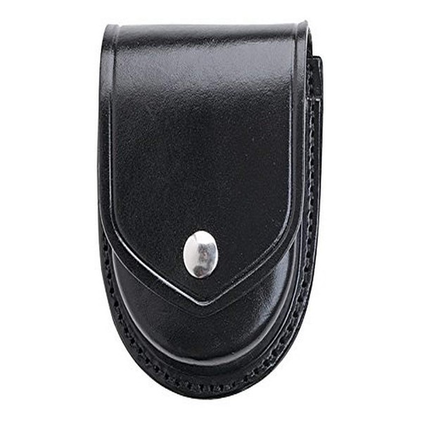 Aker Leather 500 Handcuff Case, Round, Plain