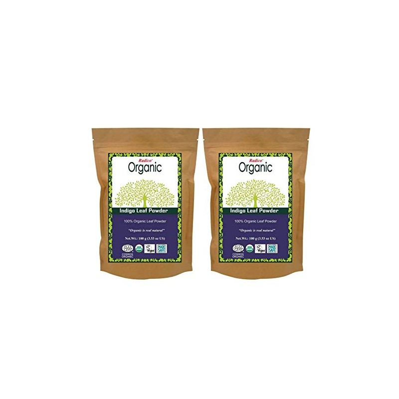 Radico Indigo Leaf Powder 2 Pack (2 x 100 g)