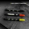 TRACER Construction Lumber Crayon Markers, Pack of 12 - Black.