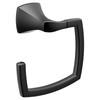 Moen YB5186BL Voss Towel Ring, Matte Black