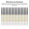 18pcs Darts Metal Tip Set Professional Darts for All Skill