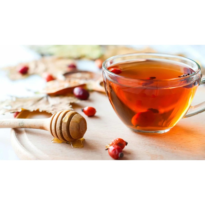 Rosehip Tea 80 Tea Bags Herbal Tea Caffeine-Free Tea 100%