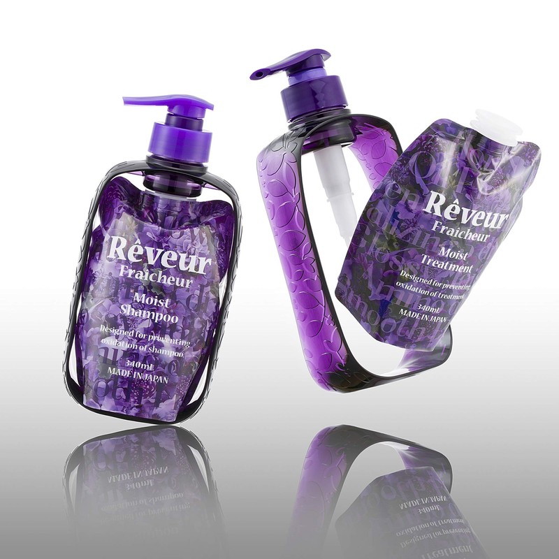 Reveur(レヴール) レヴール フレッシュール モイスト トリートメント ディスペンサーセット (340mL) 340ミリリットル (x 1)