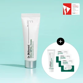 Dr.Different Cica Metal Cream 50g Special Set (+Cica Cream 20g + Cica Pad 6 Pads)  - Dr.Different Cica Metal Cream