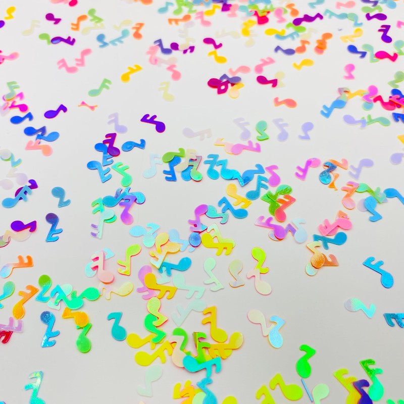 3000Pcs Music Confetti PVC Music Note Musical Confetti for Music
