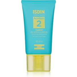 ISDIN Teen Skin Acniben Gel Crema, Tratamiento para el Acne Facial Control de Brillos y granos, 40ml