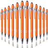 Oddmoal Ballpoint Pen with Stylus Tip, Soft Touch Click Metal