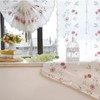 Voile Net Curtains, Transparent Kitchen Curtain, Jacquard Short Curtain with