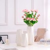 Hutoco 11.8 inches (30 cm) White Marble Flower Base Fashionable