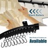 Jetec 16.4 Feet/ 5 Meters Flexible Bendable Ceiling Curtain Track,
