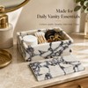 Artisanal Abode Natura Marble Rectangle Jewelry Box with Lid, 7.87