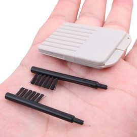 WANGCL Hearing Aid Wax Protector Dustproof Earwax Protector Filter Compatible with OTICON Hearing Aid Accessories 2mm Hole 8Pcs/Box + 2Pcs Brush