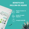 Inulina De Agave Orgánica 300gr Nbf Fibra Prebiótica