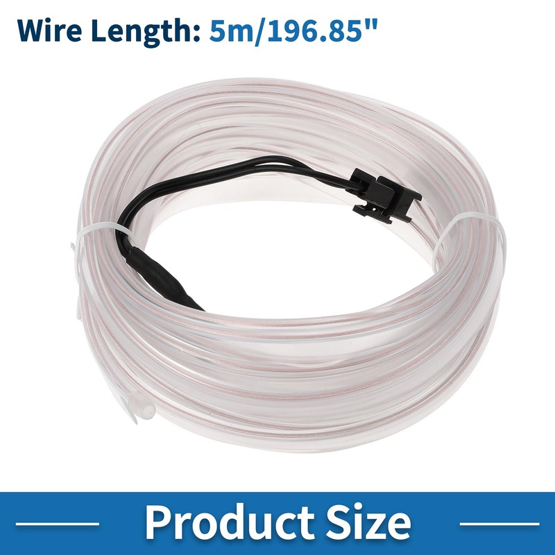 A ABSOPRO 5m EL Wire Cable LED Glow String Light