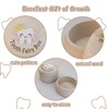 Tooth Fairy Box for Girls, Cute Carved Wooden Box with