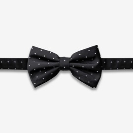 GoTie Men's Dotted Bowtie - Bow Ties Ready to Wear - Pretied Adjustable Ties for Short or Tall Men - I See Spots