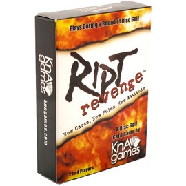 Ript Revenge Disc Golf Card Game | Fun Disc Golf Game | Plays During a Round of Disc Golf | Play for Skins or for Strokes | 2-4 Players | Pack of 52 Cards