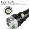 LED Flashlight 2 Levels High Brightness SST40 Wick White Light