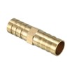 sourcing map 12mm Brass Barb Hose Fitting Straight Connector Coupler