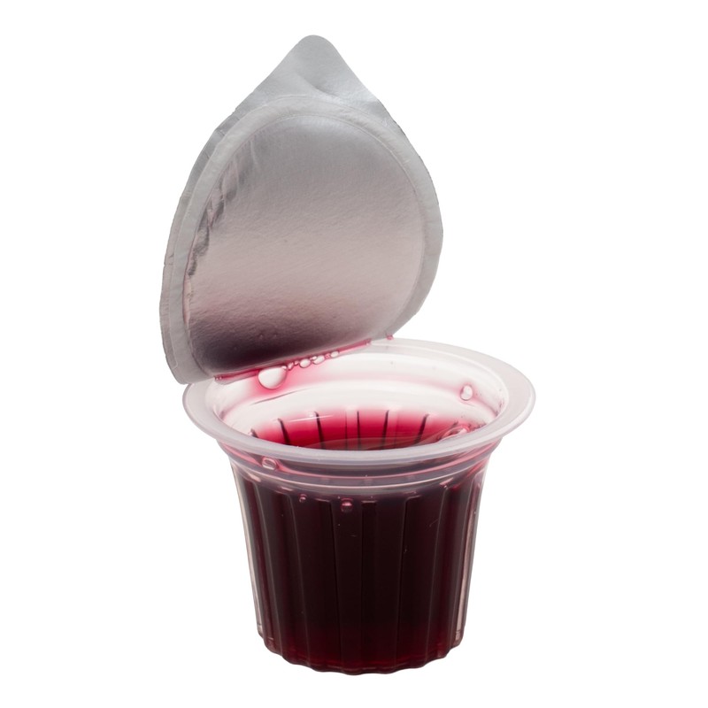Elements Prefilled Communion Cups 25 Count | Ready-to-Serve Concord Grape