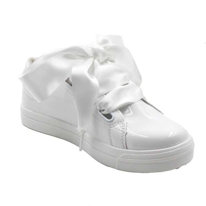COOL LACE Satin Ribbon Shoelaces Flat Shoe Laces for Sneakers
