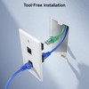 Cable Matters [UL Listed] 10-Pack 10Gbps Cat6 Keystone Coupler, RJ45