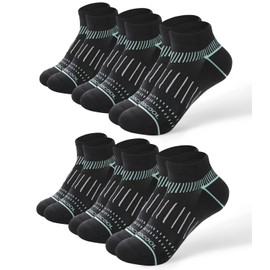 BAMBOO COOL Men's Ankle Socks Athletic 6 Pack