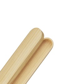 Alphax AP-913191 Chopsticks Case, Wooden, 9.4 inches (24 cm), Hollow Out Chopsticks Case, Medium, Hinoki