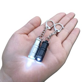 Nitefox e1 Smallest Keychain Flashlight Micro Tiny Mini Keychain Light Long-Lasting Safety Light for Everyday Carry Emergencies Outdoor Dog Walking Hiking Camping Nice Gift for Parents Kids