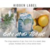 Hidden Label Scented Candles, Soy Candles for Home Gin and