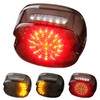 QUASCO LED Motorcycle Brake Tail Light with Turn Signals Smoked