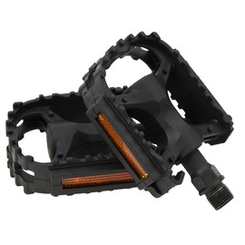 Children's Pedals for Puky Bicycles with Reflectors Small Bicycle Pedals Black Junior Lightweight (9/16 Inch Pedal Thread)