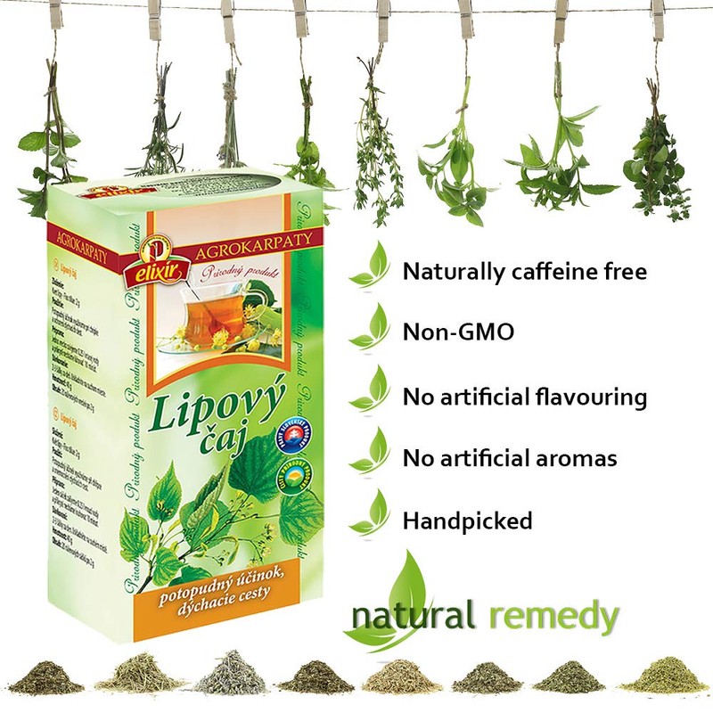 Linden Tea Herb (Lime Blossom) for Colds, Flu, Coughs, Respiratory