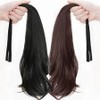 Ponytail partial wig, abundant hair, clip pin wavy wave (KYR-WC277B8) light brown one size / 포니테일 부분가발 풍성한 머리숱 집게핀 물결 웨이브 (KYR-WC277B8) 라이트브라운onesize