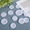 20 Pieces Piggy Bank Stopper, White Silicone Savings Box Bottom