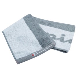 Champion 5065003300 Scarf Towel, Two-Tone Logo, Gray