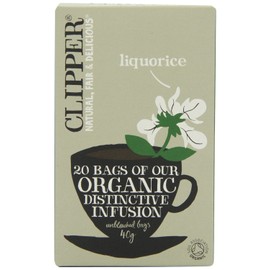 (4 PACK) - Clipper - Organic Liquorice Infusion | 20 Bag | 4 PACK BUNDLE
