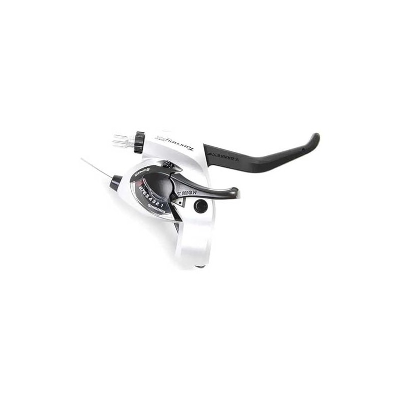 Shimano ST-TX800 Tourney TX STI lever, 8-speed, silver, right hand