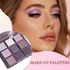 Purple Eyeshadow Palette – 9-Color Matte & Glitter Shades, Highly