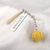 FEELMEM Softball Catcher Keychain Softball Player Gift Baseball Coach Gift