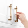KOOFIZO 10 Pack 5 Inch Antique Brass Cabinet Pulls Vintage