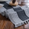 Weldomcor Macrame Table Runners Woven Rustic Table Runner Cotton Linen