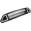 CROSSDESIGN Mesh Front Bumper Upper Hood Grille, Compatible With 2015-2017