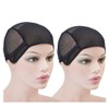 YTBYT 2 Pcs Stretch Wig Caps Mesh Weaving Caps with