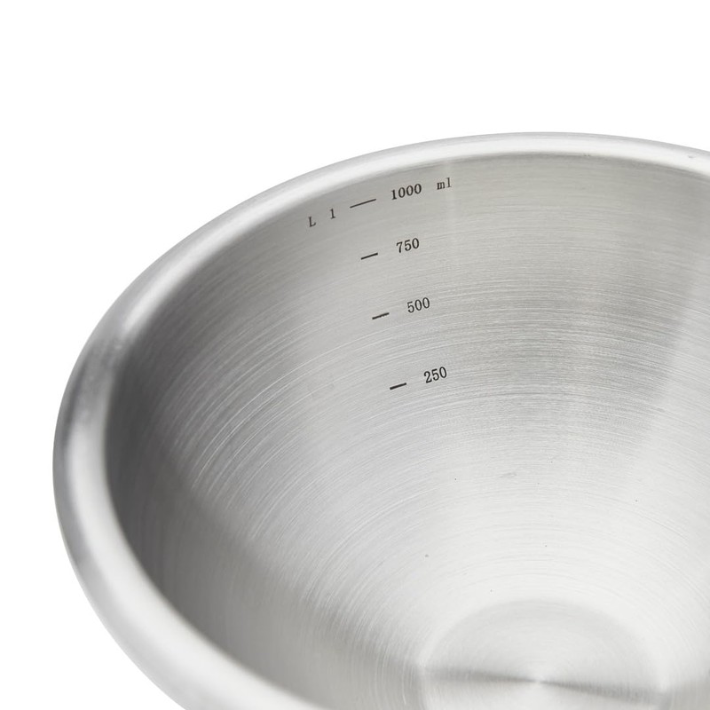 de Buyer - Runde Schlagschüssel mit Silikonboden - 16cm Durchmesser