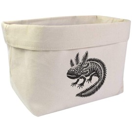 Large 'Axolotl Salamander' Canvas Organiser/Storage Bag (OR00032803)