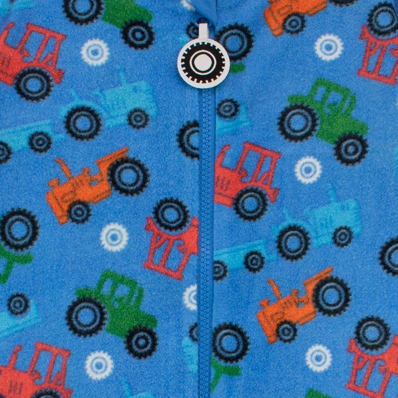 Harry Bear Boys' Tractor Romper, blue