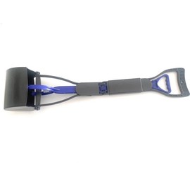 Pet Pooper Scooper, Long Handle for Large and Small Dogs, Easy Grass and Gravel Pick Up (Green-Black, 28")