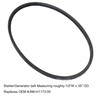 MOCW for Golf Cart Drive & Starter Generator Belt Replace